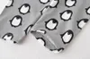 Novo 2017 Bebé Roupas Pinguim Impresso T-shirt de Manga Longa + Calças + Headband 3 Pcs Bebê Meninas Conjunto de Roupas Recém-nascidos