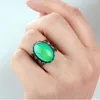 Adjustable Copper Mood Rings Color Changing Emotion Feeling Changeable Womens Finger Ring with Free Gift MJ-RGM04