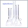 Hookah 9mm Thick Glass Bongs 12'' 14'' 18'' Heavy Beaker Bong thick elephant Joint straight with catcher classical smoking water pipes