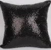 Glitter Sequin Pillow Case Solid Color Cushion Cases Cover Cafe Car Seat Sofa Reversible Pailletten Flip Home Textiel Geen vulling