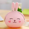 Fashion Coin Purse Lovely Kawaii Cartoon Rabbit Pouch Women Girls Piccolo portafoglio Soft Silicone Coin Bag Kid Gift Bunny portachiavi