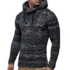 디자이너 남자 스웨터 가을 겨울 풀오버 니트 카디건 코트 후드 스웨터 재킷 outwear 캐주얼 슬림 맞는 터틀넥 최고 품질