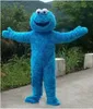 2018 Högkvalitativ Vuxen Storlek Röd Blå Biscuit Street Mascot Kostym Party Kostymer Chirstmas Fancy Dress Costume Mascot Drop Shipping