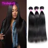 Cheveux humains de vison non transformés malaisiens 30-40 pouces Extensions de cheveux Yirubeauty droites et lisses Couleur naturelle Raides Remy Virgin Hair Weaves