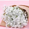 Atacado-2016 Novo 10pcs/lote bonito gipsophila artificial Flores de seda falsa Decorações de casamento de planta para planta para bebê