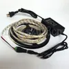 Kit Complet 5M 3528 LED Bande Lumineuse Flexible Ruban 300LEDs IP65 Étanche + Alimentation 12V 2A + Connecteur DC