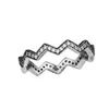 Compatibel met sieraden ring zilver Shimmering Zigzag ringen met CZ100 925 sterling zilveren sieraden hele DIY voor vrouw51280108404761