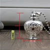 Vintage Takı Tibet Budizm Lection Açılabilir Kolye Kolye Pet Urn Anıt Kremasyon Keepsake Budist Tutucu Külleri Durumda