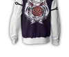 Japonya Anime Prenses Mononoke Hime Miyazaki Hayao Sıradan 3D Cosplay Kostüm Uzun Kollu Spor Ceket Fermuar Ceket Hoodies1234543