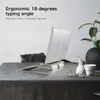 Ergonomic Design Aluminum Laptop Stand Desk Dock Holder Bracket Cooling Pad for iPad/iPhone/Notebook/Tablet/PC/Smartphone Stand