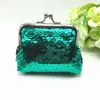 12pcs Sequins Mini Wallet Coin Purse Keys Wallet Pocket Case Cosmetic Makeup Sorter Earphone Bag Colorful Headphone Box Christmas Gifts