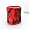 14 Colors Mermaid Sequin Bracelet DIY Teenager Kids Sequin Wristband Stress Reliever Jewelry Custom Personalized Novelty Design1859523