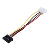 Freeshipping 10st 4 Pin IDE Male till 15 Pin Serial ATA SATA Hårddisk Adapter Strömkabel CD ROM Drives Supply Cable