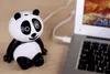 Tecknad panda luftfuktare 120ml kontors skrivbord mini arom diffusor aromaterapi ultraljud luftrenare ledd USB tecknad panda luftfuktare