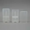 15g White/ Transparent Flat Empty Lipstick Tube DIY Lip Balm Tube with Big Volume Deodorant Tubes