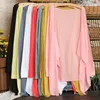 Blouses femmes Style Long Cardigan femmes Kimono à manches longues surdimensionné châle hauts Blouse solide Blusas Bordadas 120