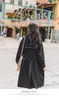 AYUSNUE 2018 Neue Mode Chic Zweireiher Lange Trenchcoat Frauen Blau Gürtel Windjacke Weibliche Mantel Abrigos Mujer LX1922