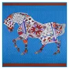 foulards en soie à imprimé cheval