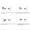 6Pcs/set Magnetic Eyelashes Invisible Magnetic Lashes Mink Eyelashes With Tweezers 3D Mink Lashes Thick Full Strip False Eyelashes