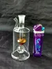 En melocotón, botella de rapé, accesorios de bongs de vidrio al por mayor, pipa de agua de vidrio para fumar, envío gratis