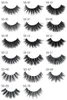 Heiße neue 3D -Nerz -Wimpern Wimpern Wack Chaoty False Eye Wimpernverlängerung 12styles Sexy Wimpern Vollstreifen Augenwimpern durch chemische Faser dick