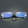 Lunettes de lecture anti-lumière bleue lunettes presbytes lentille en verre transparent unisexe lunettes sans monture monture de lunettes force 10 6987716