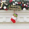 Noel Çorap El Yapımı El Sanatları Çocuk Şeker Hediye Santa Çanta Baba Kardan Adam Geyik Çorap Çorap Noel Ağacı Dekorasyon oyuncak hediye # 59 60 61