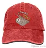 pzx unisex per adulti vibrazioni divertenti bradipo color tinte di cotone in jeanball berretto da baseball hat2650152