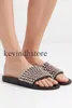 women causal indoor loafers and ggs''gg Crystal beach slippers Embellished outdoor pool slide sandals men