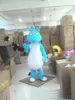 2019 venda Quente Azul O Dragão Dinossauro Traje Da Mascote Para Adultos Natal Halloween Outfit Fancy Dress Suit Frete Grátis Drop Ship