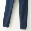 Vrouwen hoge taille denim jeans vintage slanke moeder stijl potlood jeans hoge kwaliteit denim broek voor vrouwen