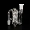 Szklany perkolator łapacza szwajcarskiego szwajcarskiego bong bong percolator 14,4 mm/18,8 mm złącza akcesorium dymu