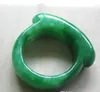2017 NEUES Modell Echtstein smaragdgrüne Jade Handgravur Ringe Großhandel und Einzelhandel kostenloser Versand bester Ring