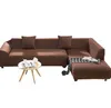 Tutubird feste streckte dicke sofa abdeckung gestrickte stoff rutschflexible flexible große elastizität couch abdeckung slipcover möbel