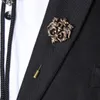 Todo unissex 3 cores dragão escudo broches terno camisa corsage lapela vara pino corrente broche jóias presente para men6392291