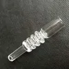 Quartz Tip Filter Pijpen Mondstuk titanium nail 10mm 14mm 19mm voor Waterpijpen Water Bongs Booreilanden bangers Gereedschap