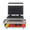 NP-532 Commercial 3pcs Square Waffle Machine Electric Waffle Maker Ugn Kvadratisk Formad Waffel Making Machine Snack Equipment Cafe