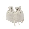 Sacchetti con coulisse in lino naturale a doppio strato Confezione regalo in iuta Porta bomboniera in juta Sacchetti borse in tela di iuta borse per sacchi di alimentazione mobili lin3780