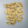 Color 613 Blonde Brazilian Human Hair Weave 2 Bundles 200Gram Free shipping,straight and body wave option