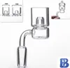 Neuer Quarz-Banger mit austauschbarer Schüssel, kuppellos, abnehmbarer Quarznagel, 2 Schüsselgrößen, Durchmesser 25 mm, 32 mm, Gelenk 10 mm, 14 mm, 18 mm, für Glasbongs