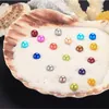 Toptan DIY Tatlı Su 6-7mm İnciler İstiridye 25 Renk İncileri Vakum Paketli Lüks Takı Doğum Günü Kadınlar İçin İstiridye İncileri