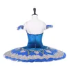 Blauwe Professionele Volwassen Ballet Tutu The Yagp Performance Stage Wear Dames Ballet Dans Competitie Kostuums Meisjes Ballet Rok