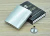 7oz Stainless Steel Hip Flask with Funnel Portable Whisky Stoup Wine Pot Alcohol Bottles for Men Wholesale