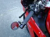 2019 Motorcykel 7/8 "Styret 3" Rundänd spegel Motorcykel bakspegel Cafe Racer Bobber Clubman Black DHL UPS gratis frakt