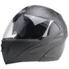 Mode dubbele lens flip-up motorfiets helm motocross full face fit voor mannen vrouwen