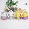 5/10 / 15g Crown Shape Plastic Hervulbare Flessen Lege Pot Flessen Make Jar Travel Face Cream Lotion Cosmetische Container Hot Koop