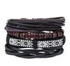 Pulseras brazaletes para hombre pulseras de cuero pulseira masculina joyería encanto bilíklik pulseiras novio novia