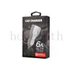 QC 3.0 fast charge 3.1A Quick Charge car charger Dual USB phone charger with package
