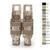 Tactical Airsoft Fast Mag Vest Tillbaka Box Magazine Holster Set Molle Mag Clip Pouch No06-100