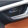 R Tasarım Karbon Fiber Araba İç Kapı Kolu Kapak Volvo XC60 V60 S60 Kapı Kase Sticker Dekorasyon Araba Aksesuarları